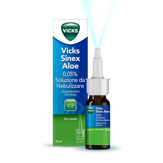 Vicks Sinex Aloe Nebulizzatore 15 ml 0,05%