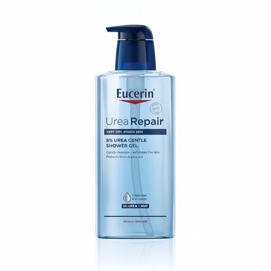 Eucerin UreaRepair PLUS 5% Urea Gel Doccia – Detergente Idratante per Pelle Secca