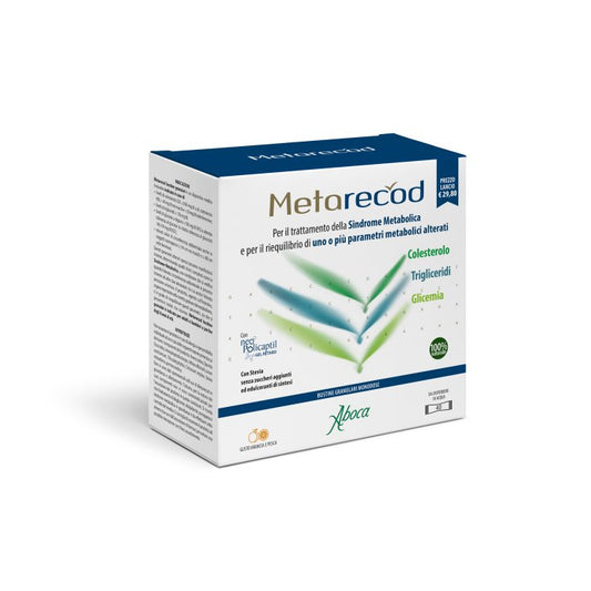 🟢 Aboca Metarecod 40 Bustine Granulari