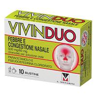  VIVINDUO FEBBRE CONGESTIONE NASALE 10 BUSTINE
