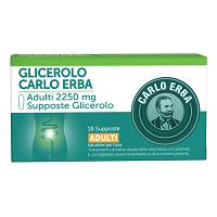 Glicerolo Adulti supposte  18 pz