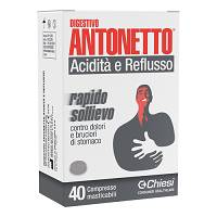 DIGESTIVO ANTONETTO ACIDITA' e REFLUSSO 40 COMPRESSE