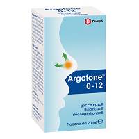 DOMPE' FARMACEUTICI SpA  ARGOTONE 0-12 soluzione nasale 20ml