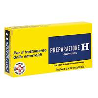 PREPARAZIONE H 12 SUPPOSTE 23MG