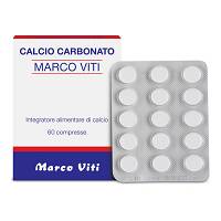 MARCO VITI FARMACEUTICI SpA   CALCIO CARBONATO VITI 60CPR