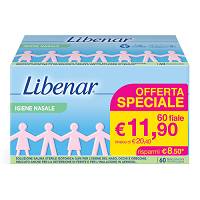 PERRIGO ITALIA Srl LIBENAR IGIENE NASALE ISOTONICA 60 FLACONCINI