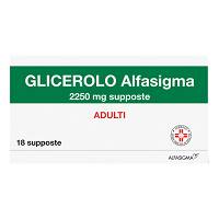 SOFAR SpA GLICEROLO ADULTI 18 SUPPOSTE 2250MG