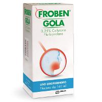 VIATRIS ITALIA Srl  FROBEN GOLA COLLUTTORIO 160ML 0,25%