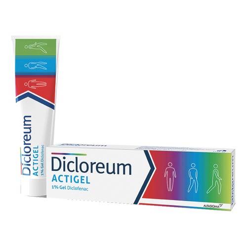 ALFASIGMA SpA  DICLOREUM ACTIGEL*GEL 50G 1%