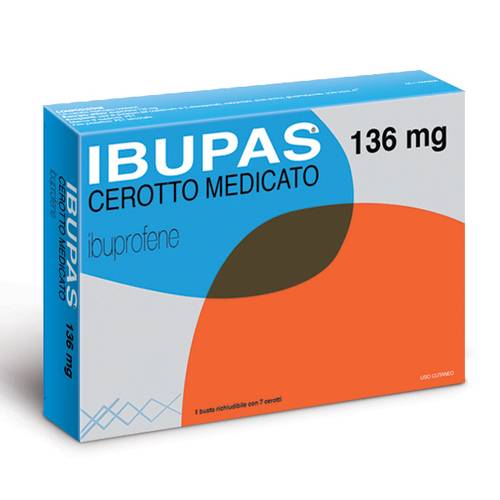  IBUPAS 7 CEROTTI 136MG