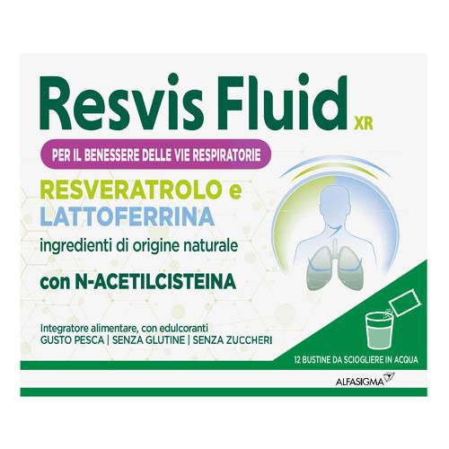 alfasigma spa resvis fluid xr biofutura 12 bustine