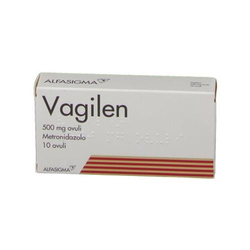 ALFASIGMA SpA VAGILEN 10 OVULI VAGINALE 500MG