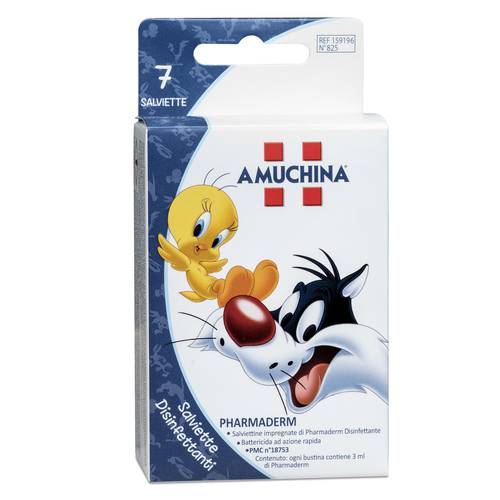 ANGELINI SpA AMUCHINA SALVIETTE DISINF 7PZ