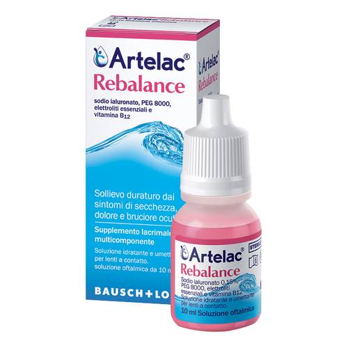 BAUSCH & LOMB-IOM SpA ARTELAC REBALANCE GOCCE OCULARI 10ML