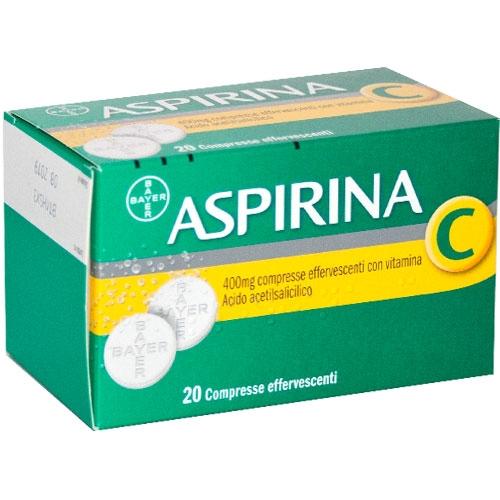 bayer spa aspirina c 20 compresse effervescenti