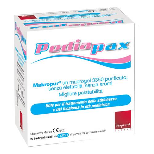 BIOPROJET ITALIA Srl          PEDIAPAX POLVERE 20BUST