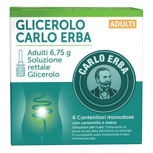 CARLO ERBA OTC Srl GLICEROLO Adulti 6 microclismi 6,75g
