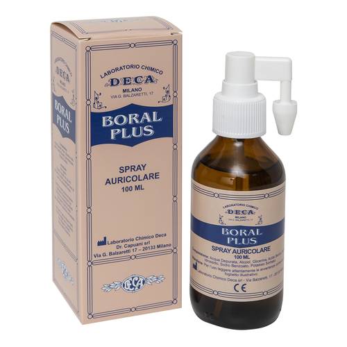 DECA LABORATORIO CHIMICO Srl  BORAL PLUS SPRAY AURICOLARE