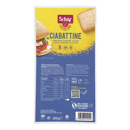 DR.SCHAR SpA SCHAR CIABATTINA PANE 200G