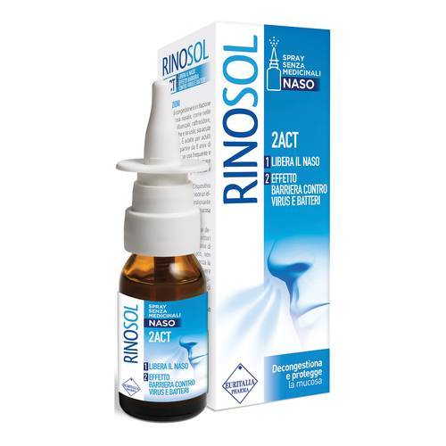 EURITALIA PHARMA (div.COSWELL) RINOSOL 2ACT SPRAY NASALE 15ML
