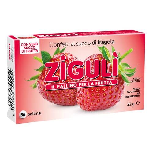 FALQUI PRODOTTI FARMAC. Srl   ZIGULI FRAGOLA 36PALLINE 22G