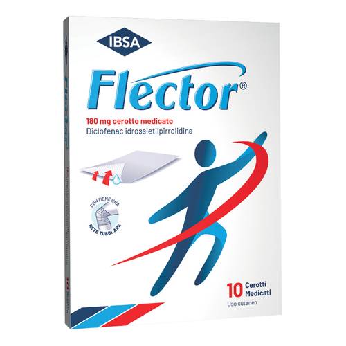 FLECTOR 10 CEROTTI MEDICATI 180 MG