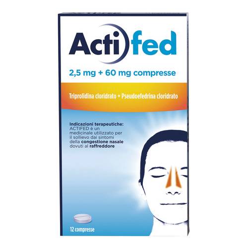 JOHNSON & JOHNSON SpA ACTIFED Compresse 12 compresse