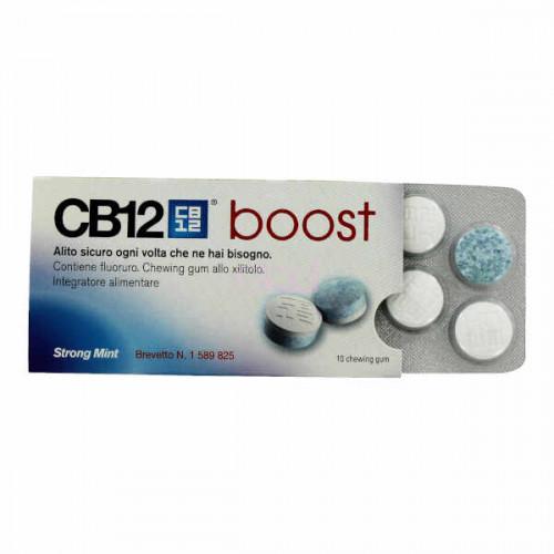 CB12 BOOST 10CHEWING-GUM per Alitosi