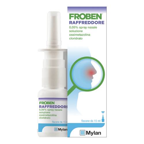 MYLAN SpA FROBEN SPRAY NASALE  RAFFREDDORE 15ML 0,05%