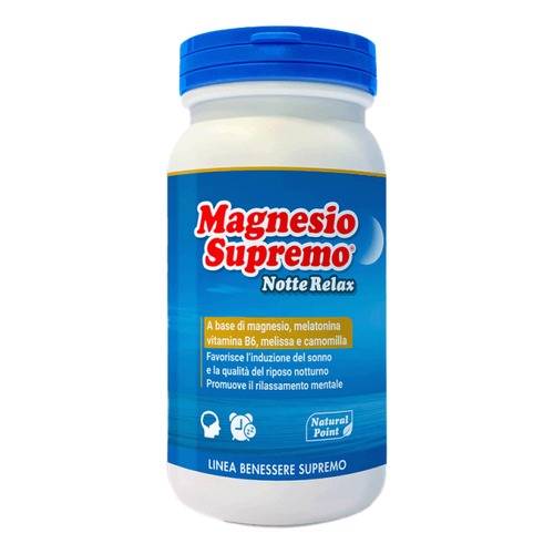 NATURAL POINT Srl   MAGNESIO SUPREMO NOTTE RELAX 150G