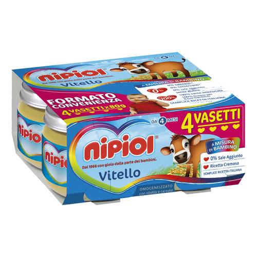 NIPIOL (HEINZ ITALIA SpA)     NIPIOL OMOG VITELLO 4X80G
