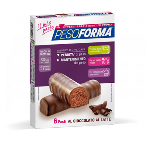  PESOFORMA  Barrette al Cioccolato 12 barrette