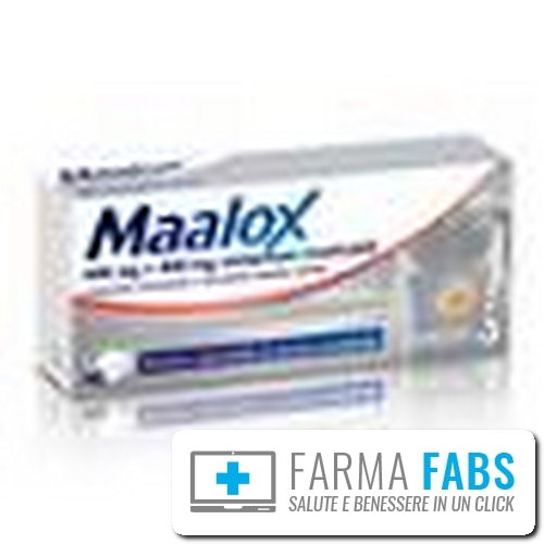  MAALOX 40 COMPRESSE MASTICABILE 400MG+400MG