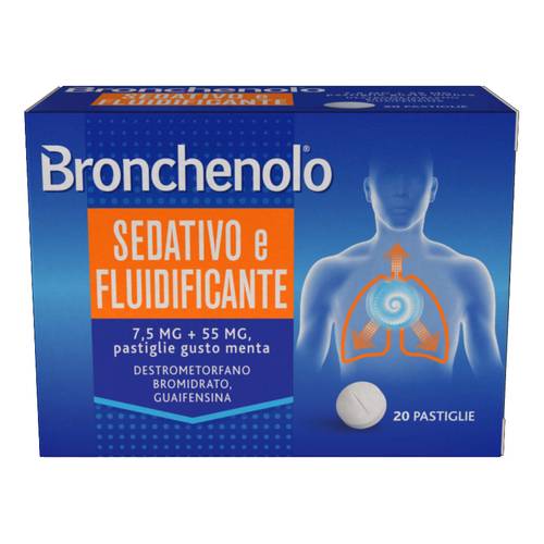 BRONCHENOLO SEDATIVO E  FLUIDIFICANTE 20 PASTIGLIE 