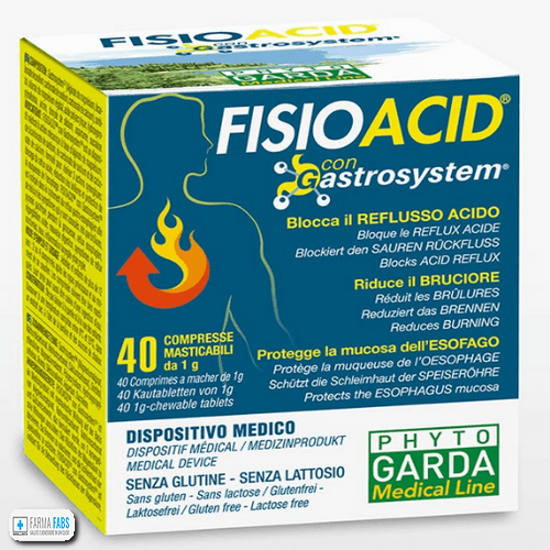 PHYTO GARDA Srl FISIOACID 40CPR MASTICABILI  FarmaFabs