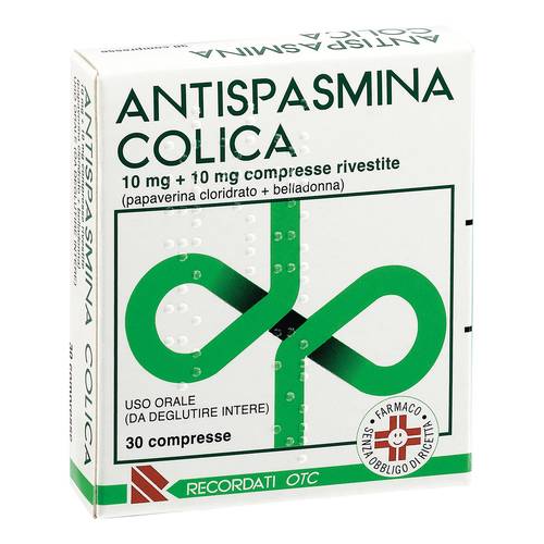 RECORDATI SpA Antispasmina Colica 30 Cpr