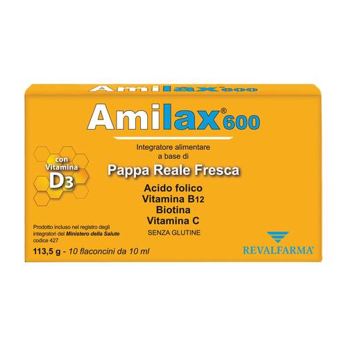 REVALFARMA Srl                AMILAX 600 10FL 10ML