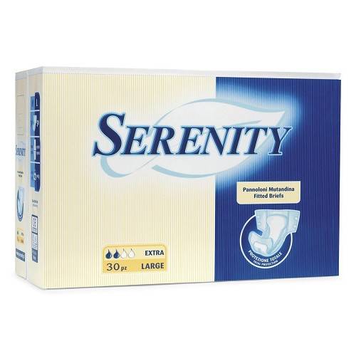 SERENITY PANNOLONI CLASSIC  EXTRA LARGE 30 PZ