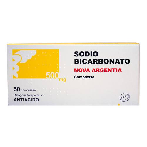 SODIO BICARB*50CPR 500MG