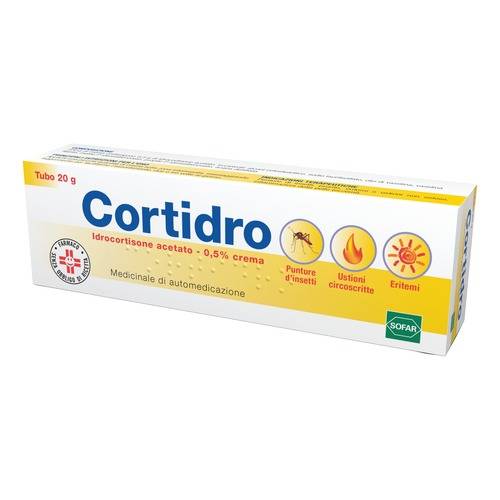 SOFAR SpA CORTIDRO CREMA 20G 0,5%