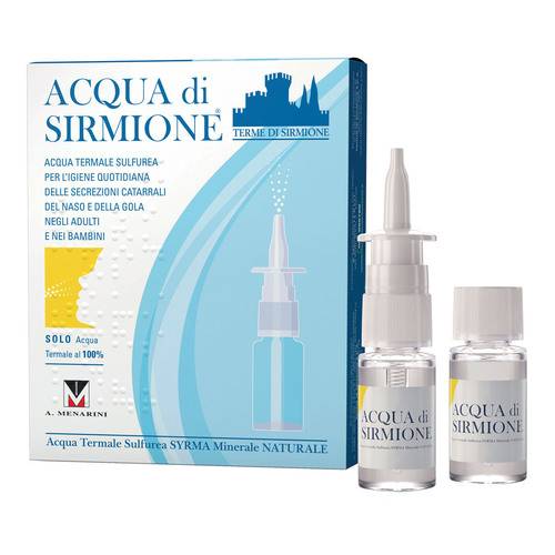 TERME DI SIRMIONE ACQUA SIRMIONE Minerale Naturale 15 ml