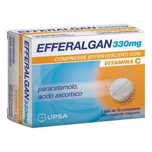 UPSA ITALY Srl EFFERALGAN*20CPR EFF 330+200MG