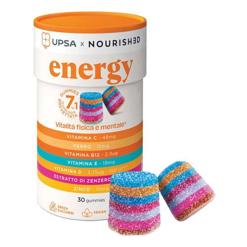 UPSA ITALY Srl UPSA X NOURISHED ENERGY 30 GUMMY