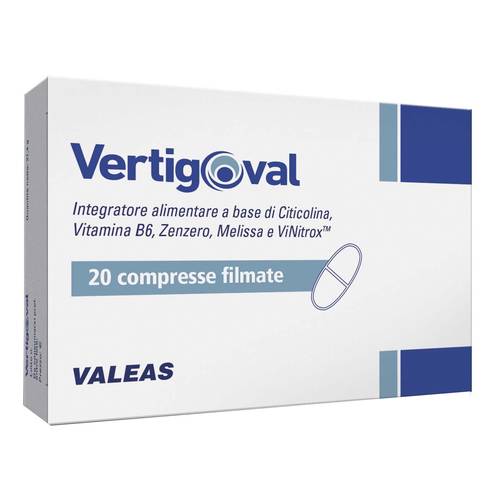 VALEAS IND.CHIM.FARMAC. SpA    VERTIGOVAL 20CPR